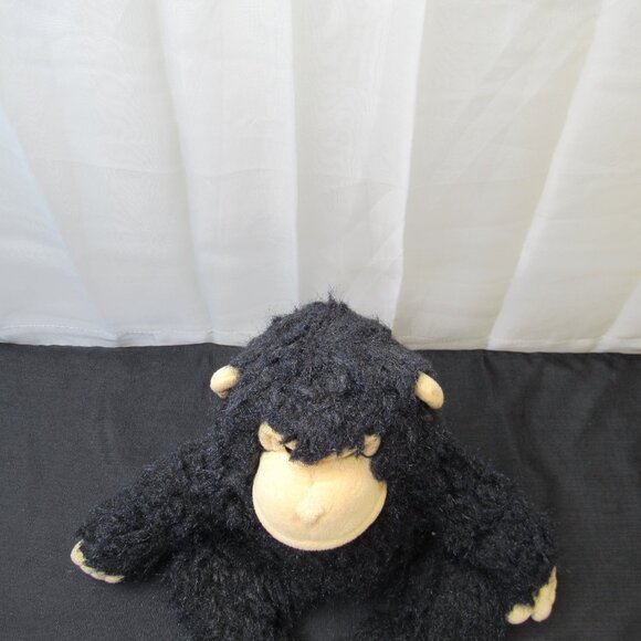 Black Chimpanzee Monkey Fluffy Plush Stuffed Animal Toy Ape 1994 Vintage - Picture 8 of 12